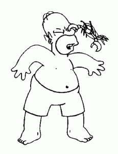 Die Simpsons Coloriage Zum Herunterladen