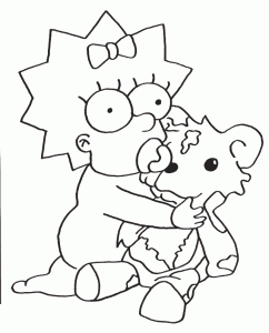 Die Simpsons Coloriage Zum Kostenlosen Ausdrucken