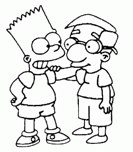 Die Simpsons Coloriage Zum Herunterladen