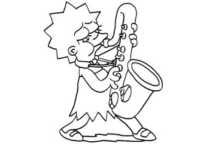 Liza Simpson Und Ihr Saxophon