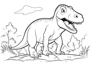 Einfacher Tyrannosaurus