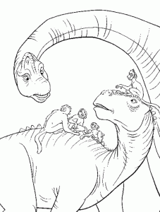 Disney Dinosaurier Ausmalbild