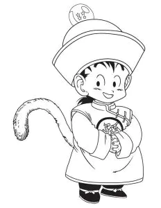 Malvorlage Für Kinder Mit Dragon Ball Kostenlos Zum Herunterladen