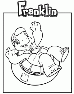 Kostenloses Franklin Malbild Zum Ausdrucken Und Ausmalen.