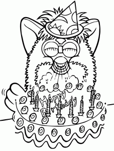 Furby Coloriage Zum Herunterladen