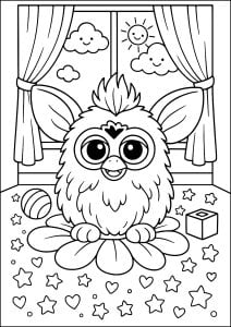 Hübsches furby wesen