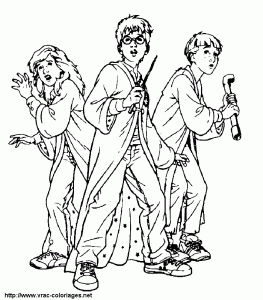 Harry Potter, Hermione Und Ron.
