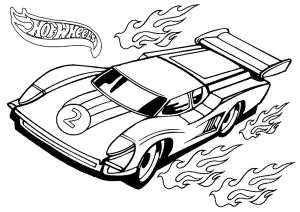 Hot Wheels: Sehr Schnelles Rennauto.
