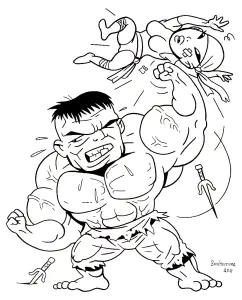 Hulk Ausmalbilder Für Kinder
