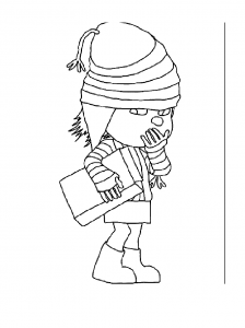 Ausmalbilder von ich bin hässlich und böse zum ausmalen für kinder