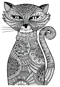 Ausmalbilder Von Katzen Zum Kostenlosen Download