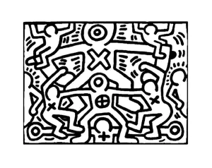 Ausmalbilder Von Keith Haring Für Kinder
