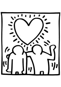 Keith Haring: Zwei Freunde