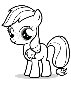Ausmalbilder Von Mein Kleines Pony Zum Ausdrucken Für Kinder