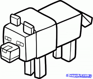 Minecraft Coloriage Zum Ausdrucken