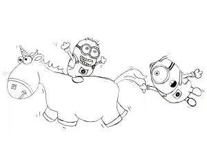 Minions Ausmalbilder Zum Ausdrucken Für Kinder