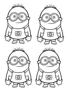 Minions Ausmalbilder Zum Ausdrucken Für Kinder
