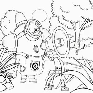 Minions Ausmalbilder Zum Ausdrucken Für Kinder