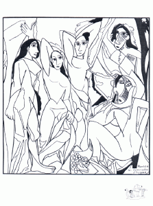 Picasso Coloriage Zum Kostenlosen Ausdrucken