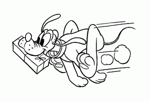 Bild Von Pluto Zum Herunterladen Und Ausmalen