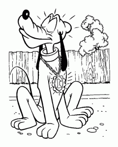 Pluto Coloriage Zum Herunterladen