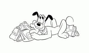 Kostenlose Pluto Zeichnung Zum Ausdrucken Und Ausmalen