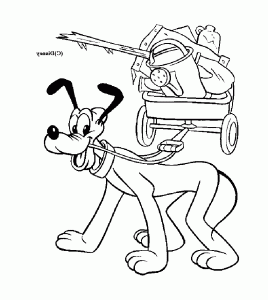 Pluto Coloriage Zum Kostenlosen Ausdrucken
