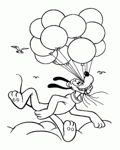 Ausmalbilder Von Pluto Zum Ausmalen Für Kinder