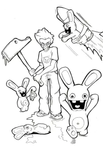 Rabbids Ausmalbilder Zum Ausdrucken Für Kinder