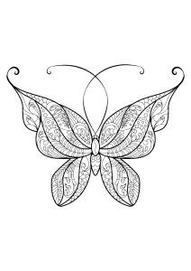 Bild Von Schmetterlinge Zum Herunterladen Und Ausmalen