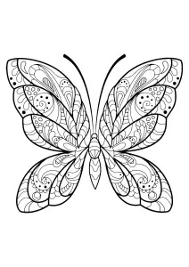 Bild Von Schmetterlinge Zum Ausdrucken Und Ausmalen