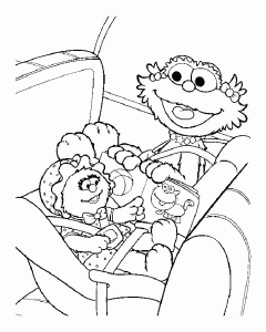 Sesamstraße Coloriage Zum Kostenlosen Ausdrucken
