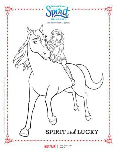 Spirit Coloriage   Der Wilde Mustang Zum Kostenlosen Ausdrucken