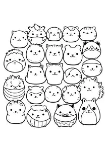 Kleine Squishmallow Figuren