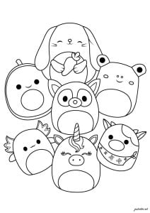 Squishmallow Freunde Versammelt