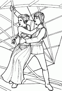 Luke Skywalker Und Prinzessin Leia.