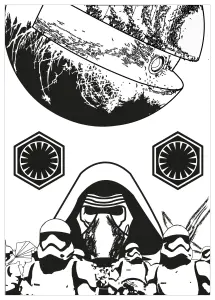 Die Dunkle Seite, Stormtrooper Und Der Böse Kylo Ren.