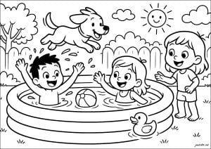 Kostenlose Ausmalbilder Von Summer Zum Herunterladen