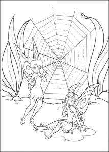 Ausmalbilder Von Die Fee Tinkerbell Für Kinder