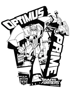 Transformers Coloriage Zum Ausdrucken Für Kinder