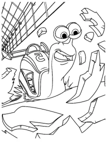 Turbo Coloriage Zum Ausdrucken Für Kinder