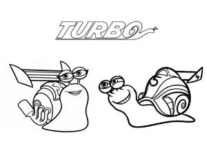 Turbo Die Schnecke Gratis Zum Ausmalen