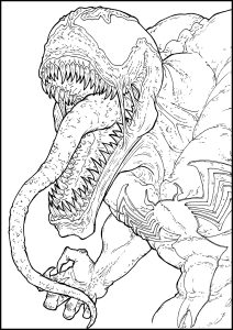 Venom und seine furchtbare Zunge.