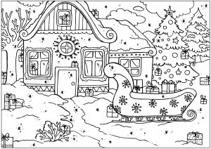 Der Schlitten Vom Weihnachtsmann