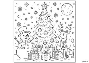 Magische weihnachtsnacht