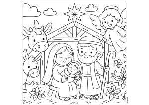 Feier der geburt christi