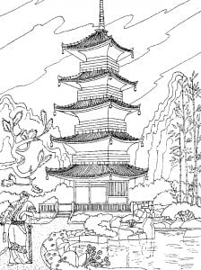 美丽的中式寺庙