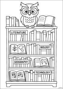 小朋友免费涂色的开学页面
