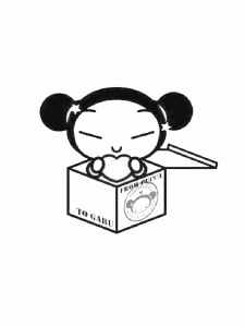 普卡填色打印图片