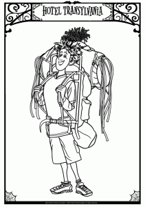 《精灵旅社》免费线稿下载与涂色